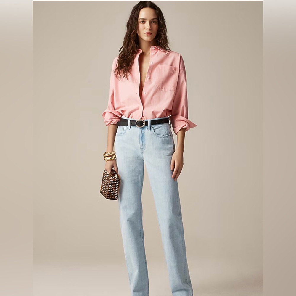 J. Crew Mid-rise straight jean NWT